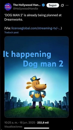 Dog man 2 confirmed#dogmanmovie