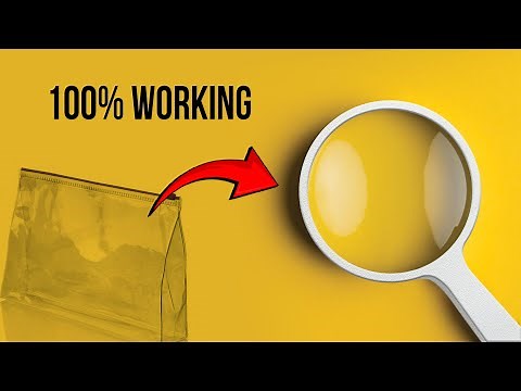 More easy to make Magnifying Glass || Homemade magnifying glass || DIY Lens