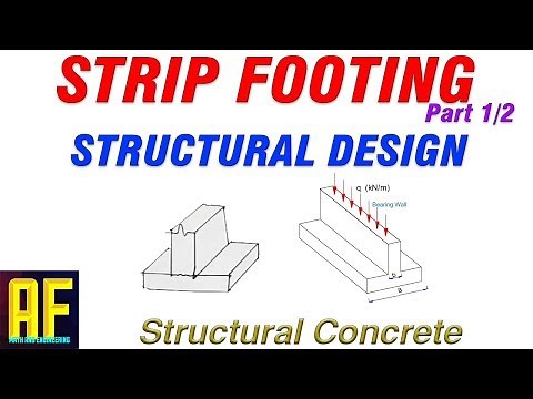 How to Design a Strip Footing - Structural Design Part 1/2