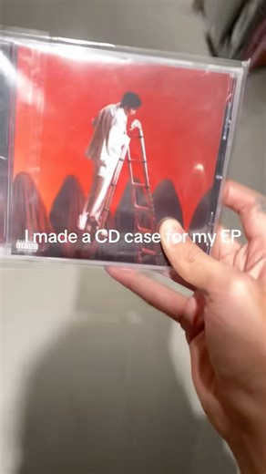 I made a CD case for my EP.