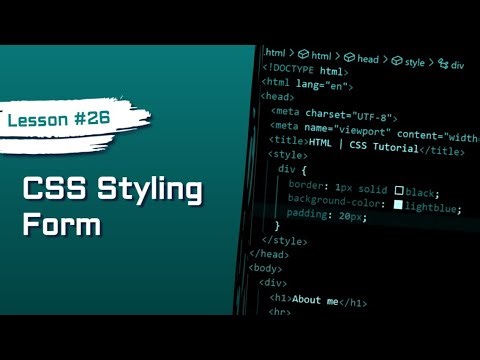 How To Style Contact Forms | HTML & CSS #26