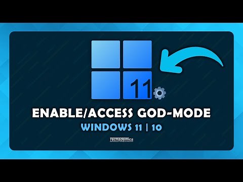 How To: Enable God Mode On Windows 11 - (Tutorial)