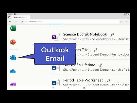 Android Tablet - Access Office 365 Email
