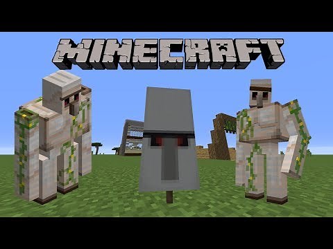 How to make an Iron Golem Banner in Minecraft!!