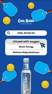 53K views · 33 reactions | #CoolRhinoO2, infused with #oxygen, is your go-to energy booster and cooling hydration.  Whether you're running errands or smashing it on the #pickleball court, Cool Rhino O2 keeps you cool and energised . #StayCool #StayActive #BoostWithOxygen #PickleballEnergy #CoolRhino #MinumanPenyejukBadan #CoolingWater #CoolYourBody #GameOn #ExerciseEssentials | Cool Rhino | Facebook