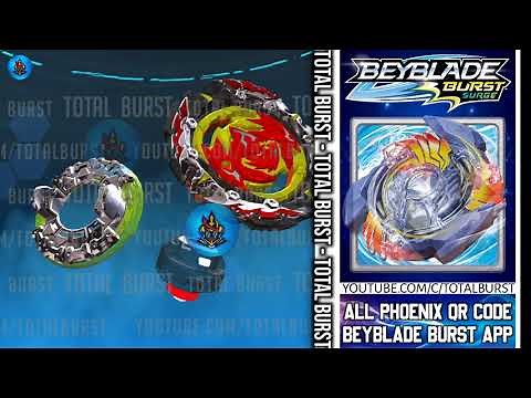 ALL PHOENIX QR CODES BEYBLADE BURST SURGE APP || PRO SERIES PERFECT PHOENIX