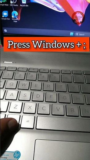 How to use the emoji menu on a windows 11/10 PC!(secret keyboard shortcut) #shorts #emoji #viral