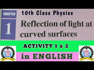 10th class physics Reflection of light at curved surfaces