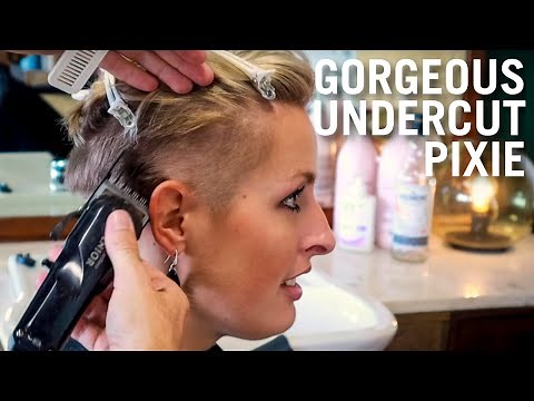 FRESH UNDERCUT PIXIE HAIRSTYLE! - tutorial by HFDZK