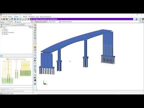 OpenBridge Modeling and Design of a Segmental Bridge