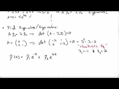 Solving Differential Equations with Matrices