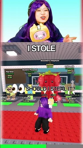 I STOLE MY BROTHER'S BRAINROT 😭🍓🐘