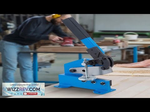 Garvee Hand Plate Shear 5" Metal Steel Frame Snip Machine Cutting Thickness1 4