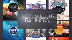 Music & Club Event Banner Ad