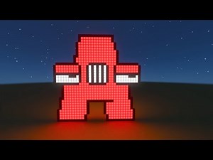 Building Glowing Giant Alphabet Lore A in Minecraft | Alphabet Lore