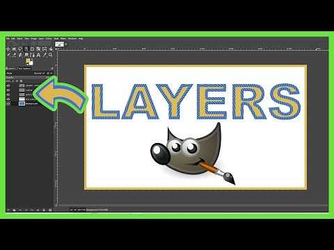 How To Add, Remove, and Open as Layers in GIMP - Layer Tutorial