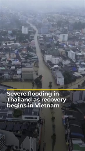 Heavy rain has caused severe flooding across southern Thailand, where parts of the city of Hat Yai are under floodwater and evacuations have begun in high-risk areas. Vietnam has begun clean-up operations after extensive flooding there killed dozens of people. #news