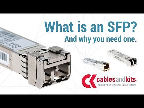 What is an SFP? All things optical transceivers