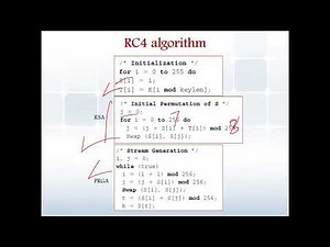 Network security lecture 5 part 2 - RC4 algorithm