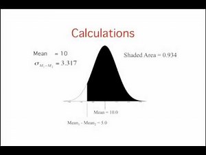 Sampling Distributions: Difference Between Means