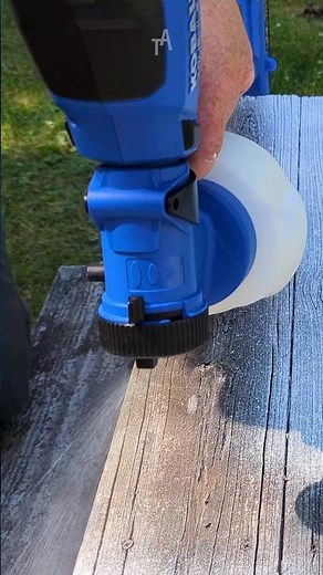 Kobalt Handheld HVLP Paint/Stain Sprayer in Action!