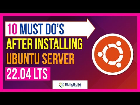 💥10 Things You MUST DO After Installing Ubuntu Server 22.04 LTS