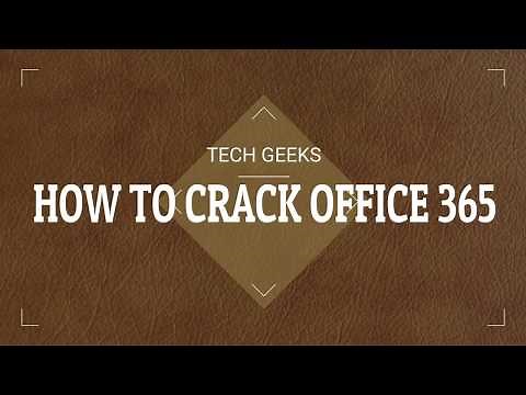 How to Crack Microsoft office 365 Without any software| Tech Geek