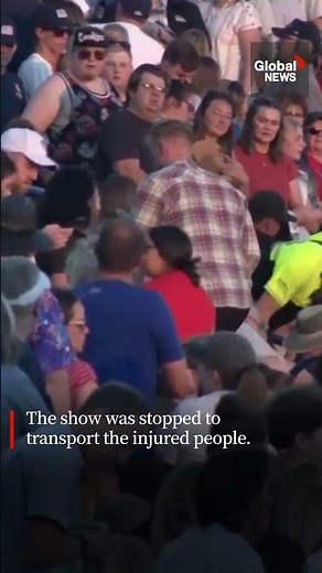 4th of July fireworks accidentally shoot into performers, crowd at stadium in Utah #4thofJuly