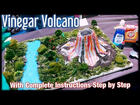Volcano Eruption Project - Fun Science Fair Project by Vanessa