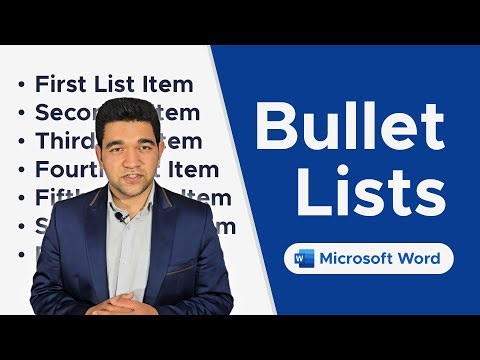 How to Create Bullet Lists in Microsoft Word (Step-by-Step Tutorial)