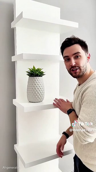 Maximize Storage with Modern 5-Tier Wall Shelf