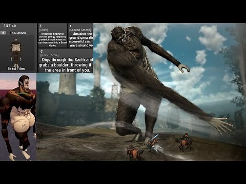 Beast Titan (How to get and use + showcase) | AFS UPDATE