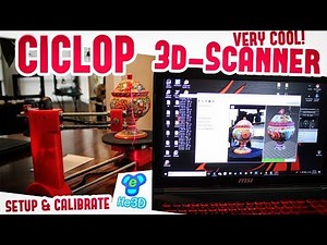 ✔ CICLOP 3D-Scanner Laser Calibration Setup & Review w/Multiple Tests!
