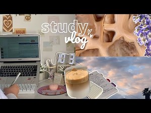 Study vlog 🌱 48 hour study vlog, productive weekend, and a lot of good food