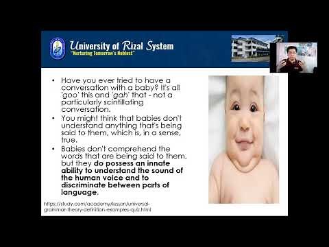 NOAM CHOMSKY'S UNIVERSAL GRAMMAR THEORY