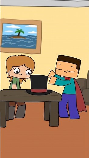 ✨The Vanishing Cake Trick🍰 (Minecraft Animation)