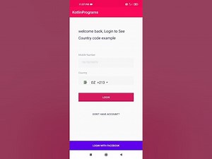 Kotlin Country code Picker