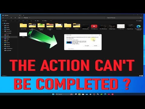 File in use, the action can't be complete because the file is open in AMD software host application.
