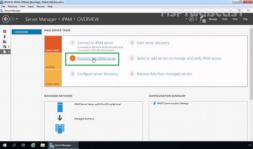 Install And Configure IPAM In Windows Server 2019
