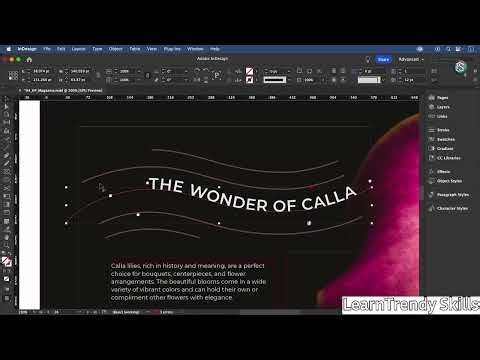 ✏️ Putting Text on a Path in Adobe InDesign 2024 | Essential Training