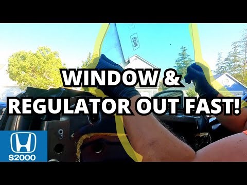 Honda S2000 Window & Regulator Removal — FAST DIY (AP1/AP2)