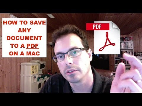 How To Save Any Document As a PDF File On A Mac