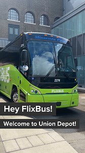 Welcome to the transit family, FlixBus! 🚍🎉 Discover a new way to travel at Union Depot. Here’s to new journeys ahead! Book a ticket here: https://www.uniondepot.org/transit/bus-and-light-rail/ | Union Depot