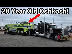 We're Back Hauling Oshkosh Striker Fire Trucks