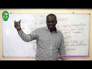 GEOGRAPHY - INTRODUCTION TO STATISTICS