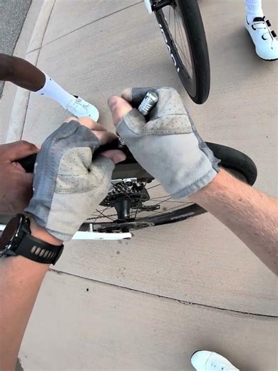 How to plug a bicycle tire with dynaplug #diy #bicyclerepair #oakleymeta