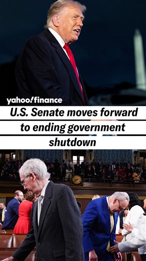 7.1K views · 75 reactions | The US Senate is moving forward to reopen the government. | Yahoo Finance | Facebook