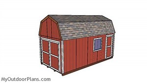10x20 Gambrel Shed Plans | PDF Download | MyOutdoorPlans