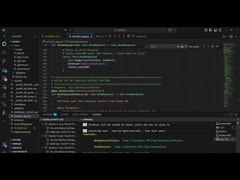 Create and Deploy Your First Azure Function
