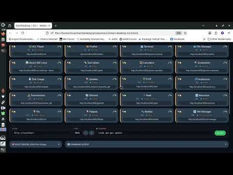 StartDesktop User Interface - Use to Control Anything - Everywhere